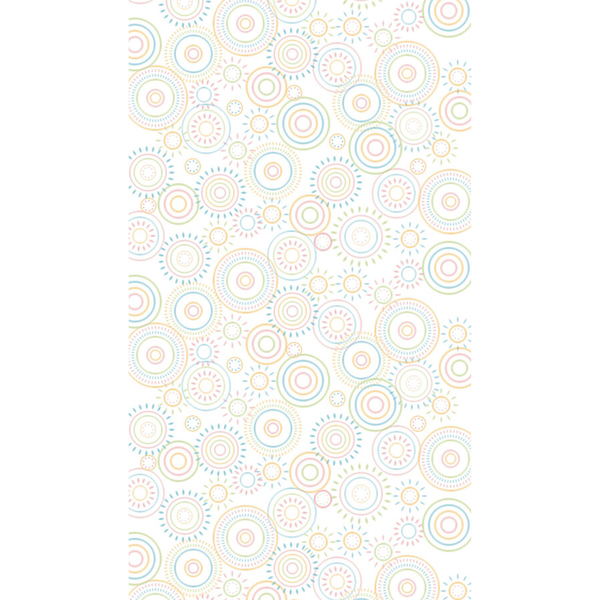 Ella Bella Photography Backdrop Paper Roll, Hopscotch Circles, 48in x 12ft, PK4 2515